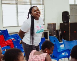 Donation @ the Akropong School